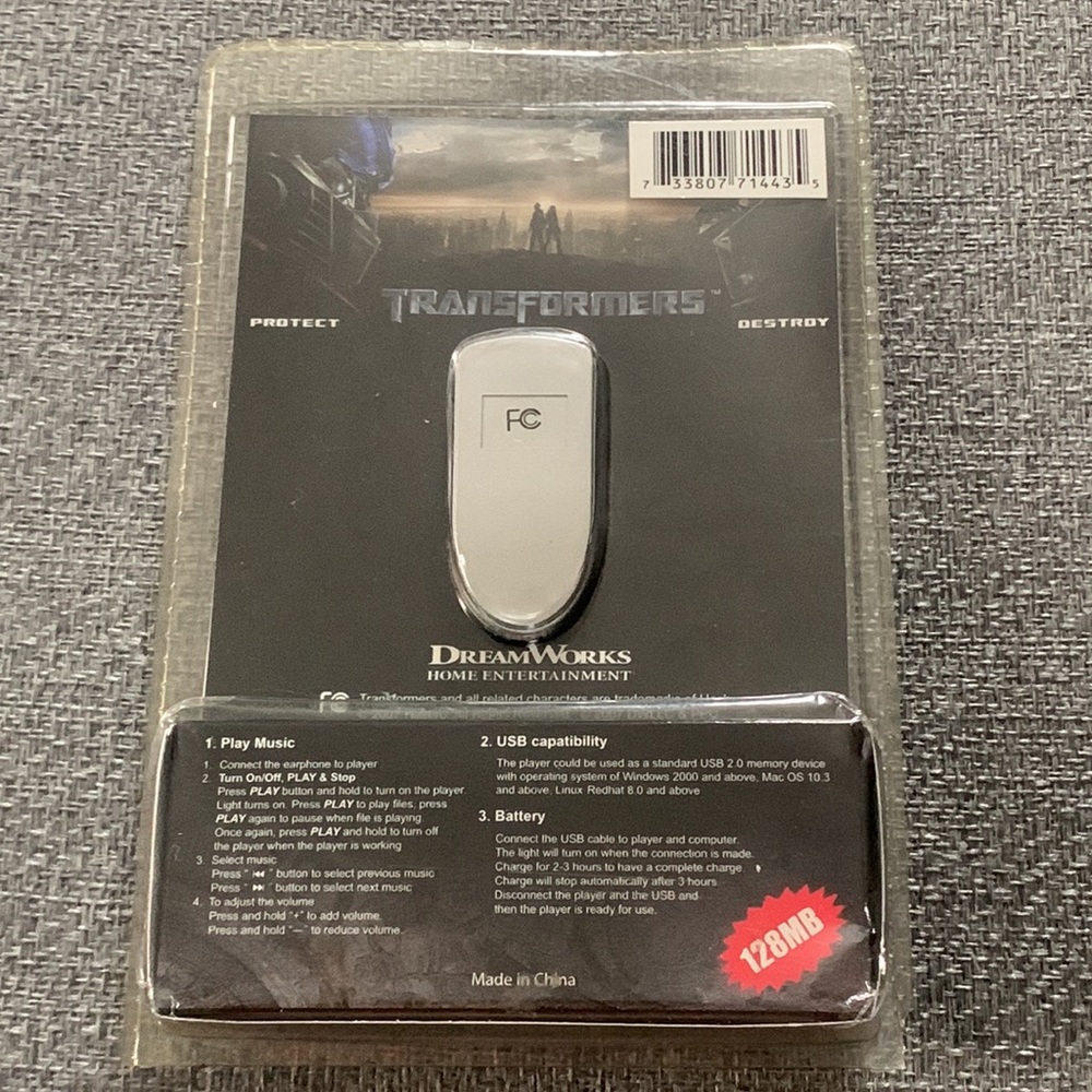 Transformers MP3 player - Picture 2 of 2